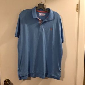 Southern Tide blue polo shirt
